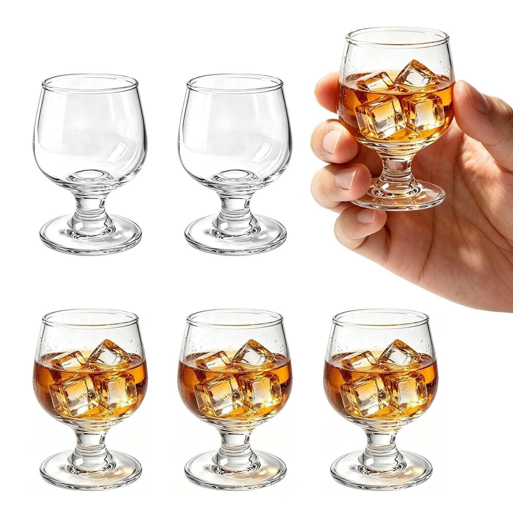 Valeways 3.5oz Shot Glass Set of 6 - Clear